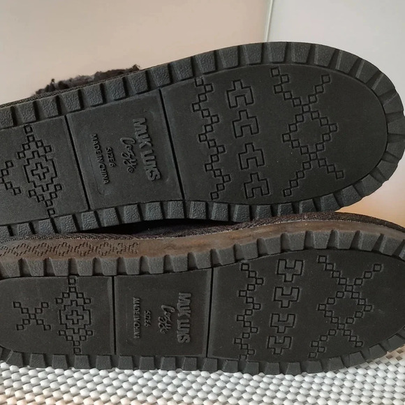 Muk Luks Women's Tall Knit Cozy Bootie Slippers Size 6 NWT - Picture 6 of 6